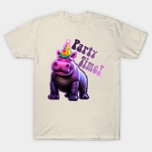 Party Time Hippo! T-Shirt